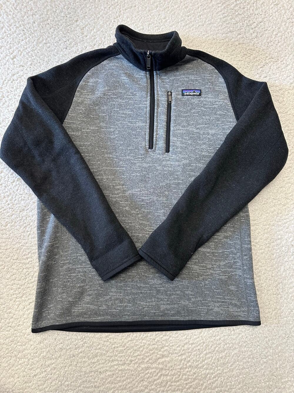 Patagonia Mens Better Sweater 1/4 Zip Fleece Pullover Medium